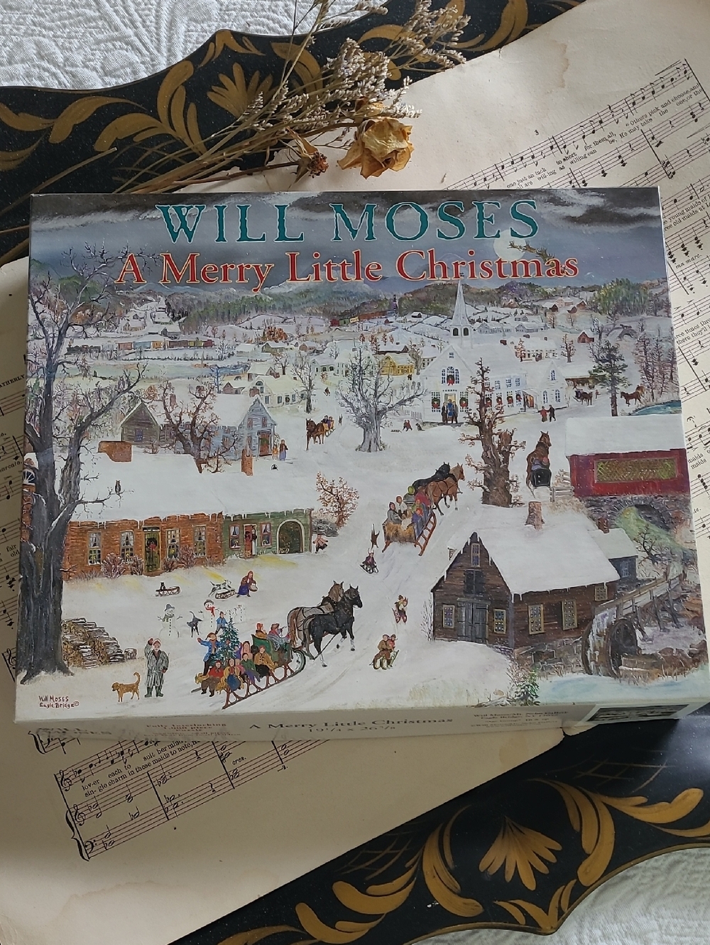 Puzzle A Merry Little Christmas, 1000 Pieces, By Will Moses, 19.25x26-5/8